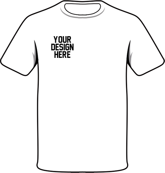 Custom Print T-Shirt (Small Design)
