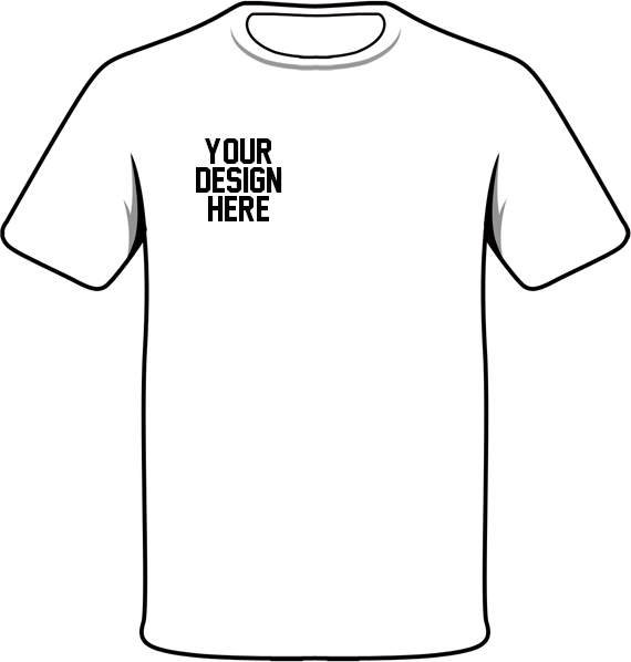 Custom Print T-Shirt (Small Design)