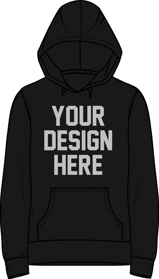 Custom Print Pullover Hoodie (Full Front) [10"×10"]