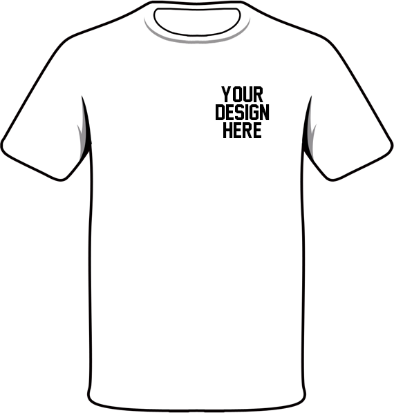 Custom Print T-Shirt (Small Design)