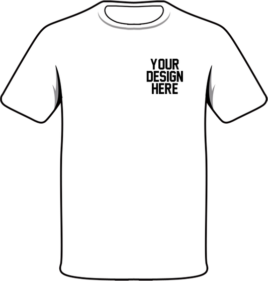 Custom Print T-Shirt (Small Design)